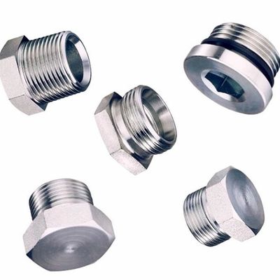 Unidad hexagonal de hilo exterior de acero inoxidable con enchufe de hilo cónico estadounidense
