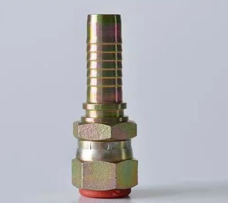 Líneas de tubería estándar JIC conectan accesorios de manguera hidráulica de acero inoxidable para manguera femenina