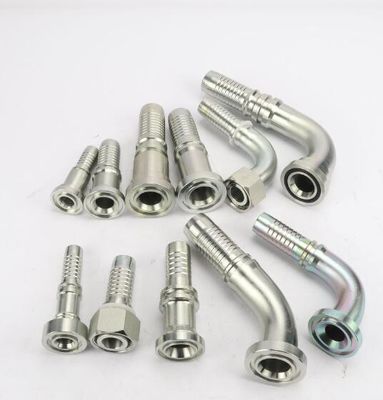 Fittings para mangueras de compresión hidráulica de chapa galvanizada Fittings para tubos de 87641 DIN Standard