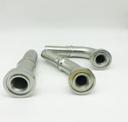 Modelo no 876419 Conector de hilos externos Accesorios de manguera hidráulica Adaptador de acero inoxidable