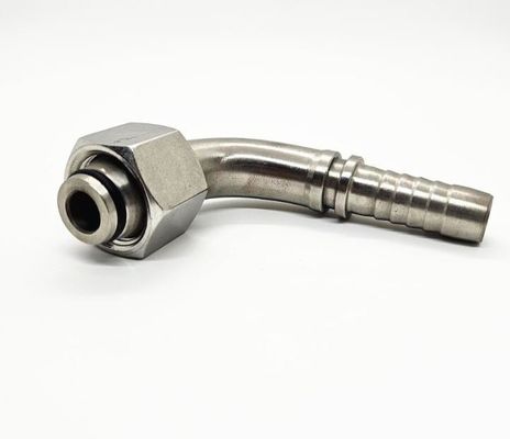 Fittings de manguera hidráulica 90 grados Codo métrico de 24 grados Sello de cono de ajuste recto 20591