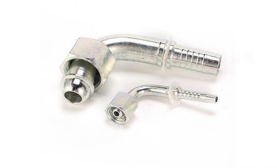 Conexión femenina métrica de 90 grados hilo interno de 24 grados cono con sello de anillo O 20591