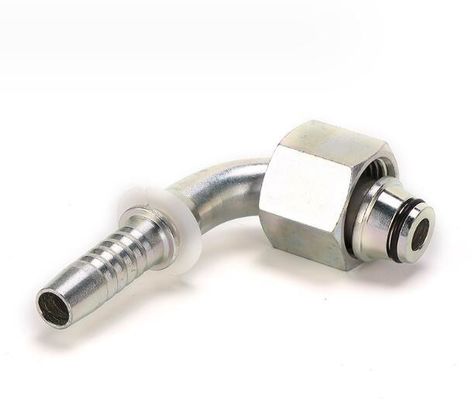 Conexión femenina métrica de 90 grados hilo interno de 24 grados cono con sello de anillo O 20591