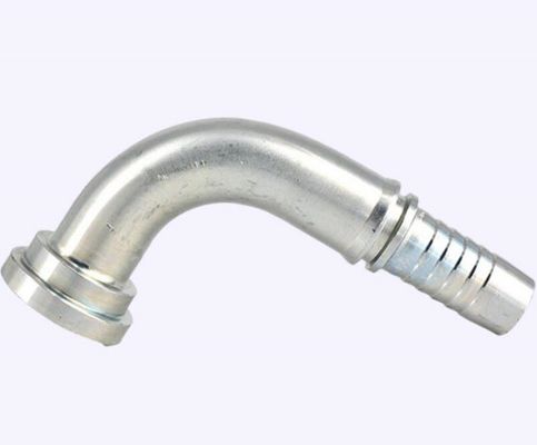 Flanca SAE de 90 grados 3000 Psi Flanca de manguera hidráulica de la serie 87391 con cabeza redonda