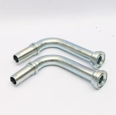 Conector de brida hidráulica de acero inoxidable de cabeza redonda con ajuste de brida de manguera de 3000 psi 87391