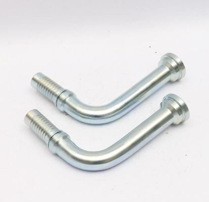 Conector de brida hidráulica de acero inoxidable de cabeza redonda con ajuste de brida de manguera de 3000 psi 87391