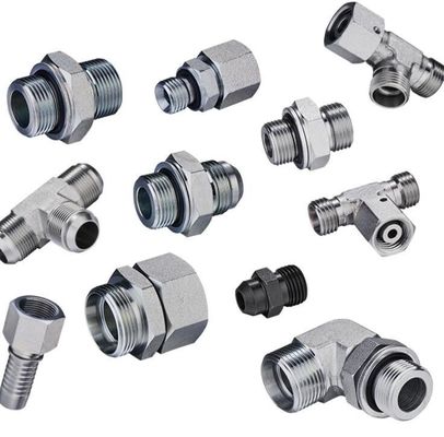 Capa galvanizada de cabeza redonda Adaptador de tubería de acero inoxidable de alta presión Accesorios hidráulicos
