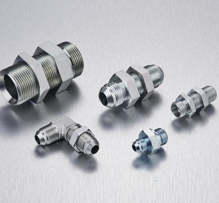 Capa galvanizada de cabeza redonda Adaptador de tubería de acero inoxidable de alta presión Accesorios hidráulicos