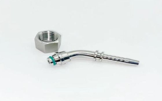 Performance 45 grados Femenino métrico 24 cono O-anillo tubos de ajuste de combinación de juntas de ajustes
