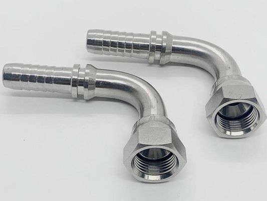 JIC 74 Sello cónico 90 Codo SUS304/SUS316L Acero inoxidable Accesorios hidráulicos para mangueras