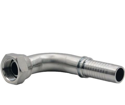 Acero inoxidable 90 grados BSP Femenino 60 grados Cono 22691 ventaja de ajuste de manguera