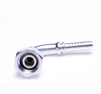 22691 Conector femenino con cone de 60 grados y encaje de manguera de doble esfera para accesorios hidráulicos Bsp