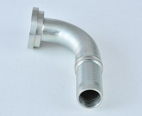 90 grados SAE Femenino 6000 Psi Flange manguera hidráulica ajuste para líneas de tubería Conectar Vender