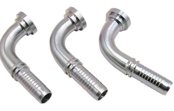 Acero inoxidable de chapa galvanizada SAE 90 Codo Flange 6000 Psi Conector de manguera hidráulica