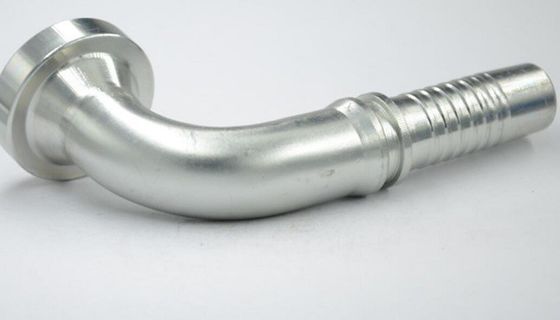 Acero inoxidable de chapa galvanizada SAE 90 Codo Flange 6000 Psi Conector de manguera hidráulica