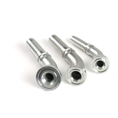 SAE Acero inoxidable Hidráulico de la manguera de acoplamiento de la brida de ajuste 45 Adaptador de tubería de codo