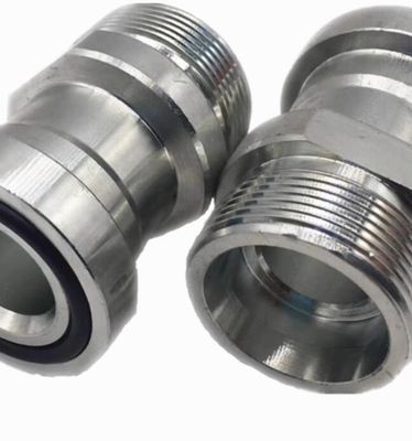 Conexión masculina Tipo de mordedura métrica SAE Flange Adaptador de 3000 psi con cabeza redonda