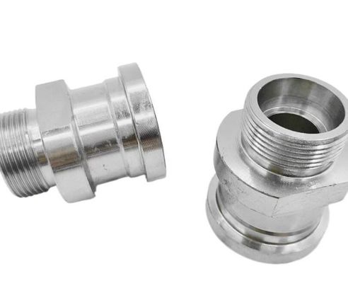 Acero inoxidable Fittings de mangueras hidráulicas de mangueras de conector de adaptador Fittings de tuberías de conexión de bridas 1CFL