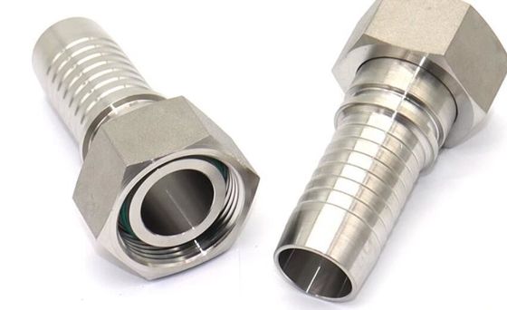 20491 Acero inoxidable 90 Codo Métrico Giratorio Femenino O-Ring L.T Accesorio hidráulico para calentamiento