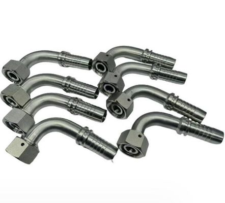 Conector de acero inoxidable de la serie de bridas para hidráulica con manguera de una pieza 87641