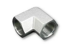 90 grados de codo Tee ajuste BSPT Femenino Acero inoxidable adaptador hidráulico 7t9 NPT ajuste de hilo