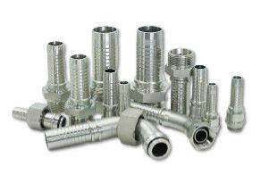 Fittings de manguera hidráulica de acero inoxidable OEM con hilo NPT JIC SAE BSP METRIC ORFS