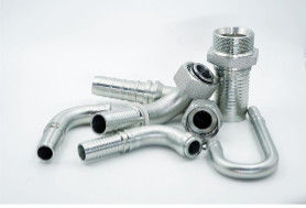 Fittings de manguera hidráulica de acero inoxidable OEM con hilo NPT JIC SAE BSP METRIC ORFS